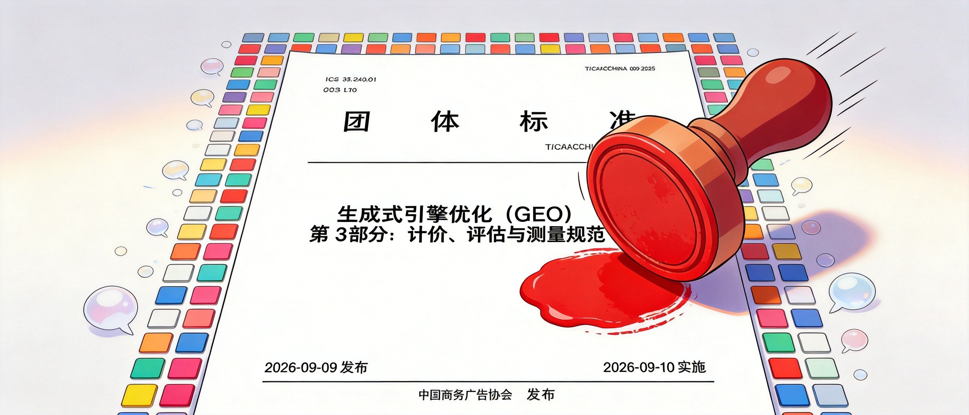 GEO优化终于有官方标尺|解读五项团体标准,选服务商\做效果均可对账